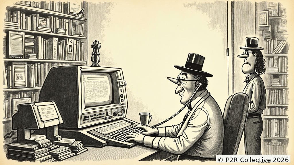 Editorial illustration for: That Helpful AI Writing Your Emails Is Making You a Stranger