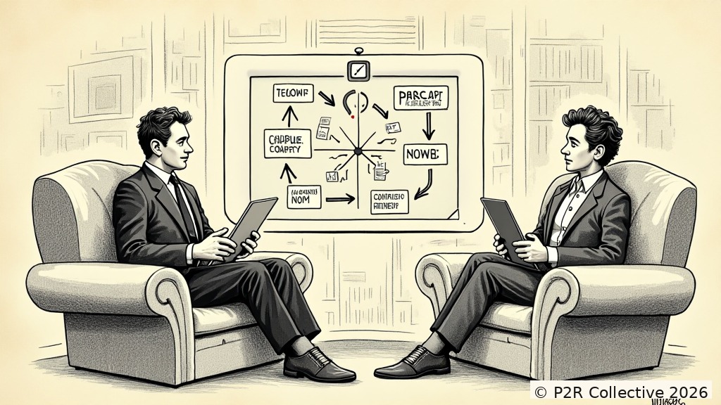 Editorial illustration for: The AI Summarized My Marriage. It Found the Pattern
