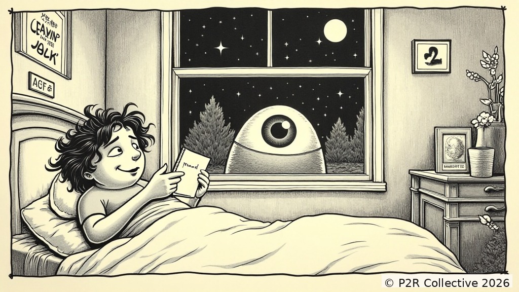 Editorial illustration for: The Algorithm Read My Diary. It Thinks I'm Depressed