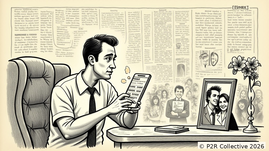 Editorial illustration for: The Algorithm Sorted My Friends Into Tiers. I Saw the List