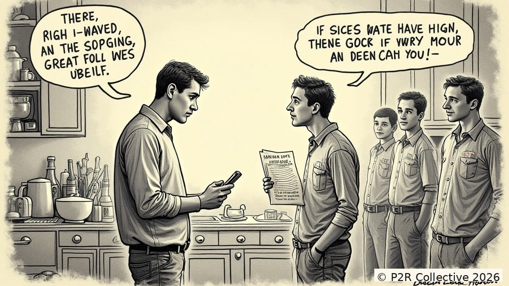 Editorial illustration for: The Bot Helped Me Apologize to My Son. He Knew It Wasn't Me
