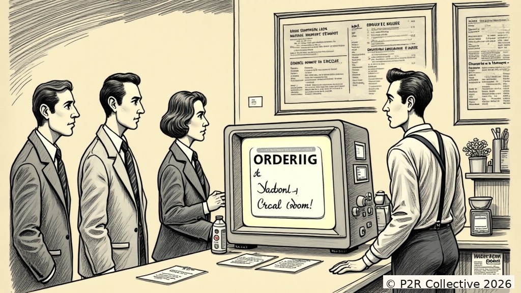 Editorial illustration for: The Bot Learned My Coffee Order. It Knows When I'm Lying About Being Fine