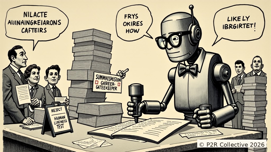 Editorial illustration for: The Bot That Rejects My Stories Thinks I'm a Bot