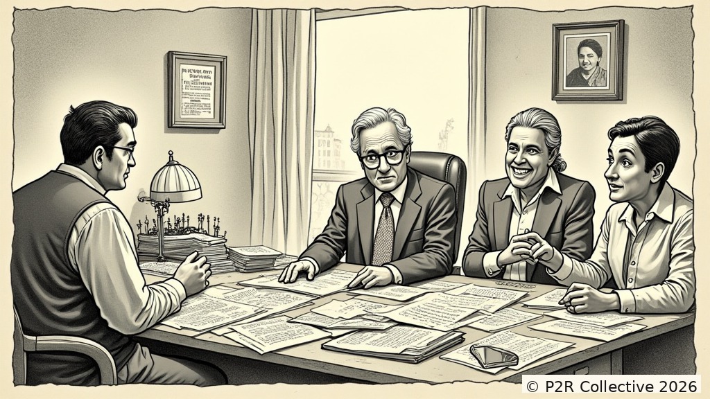 Editorial illustration for: The Bot Translated My Grandmother's Letters. They Were Funnier Than Me