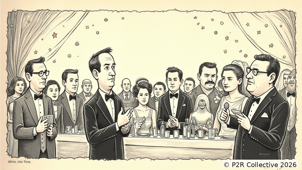 Editorial illustration for: The Bot Wrote My Wedding Speech. The Groom Cried. I Didn't
